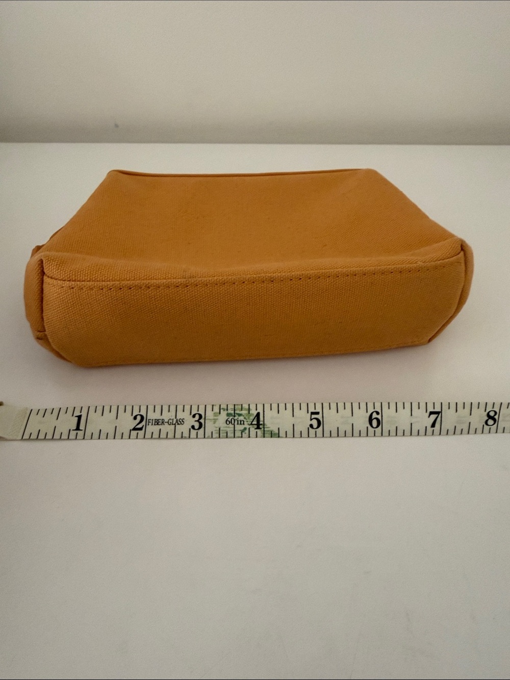 Ettinger London Mustard Yellow Canvas Cosmetic Pouch - Picture 6 of 7